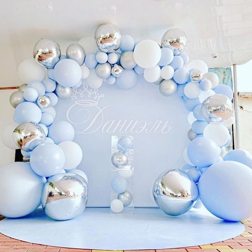 141 blue balloons - 141, arch