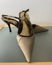 DOLCE&GABBANA SHOES SIZE 37eu 4uk KITTEN HEELS