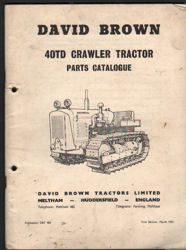Original 1961 david brown 40td - 1961,