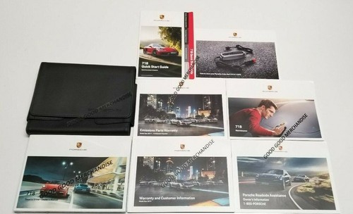 2019 porsche 718 owners manual - owners,