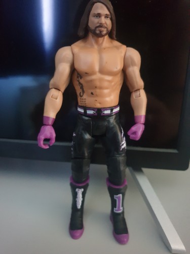 Wwe mattel styles basic - mattel, aj