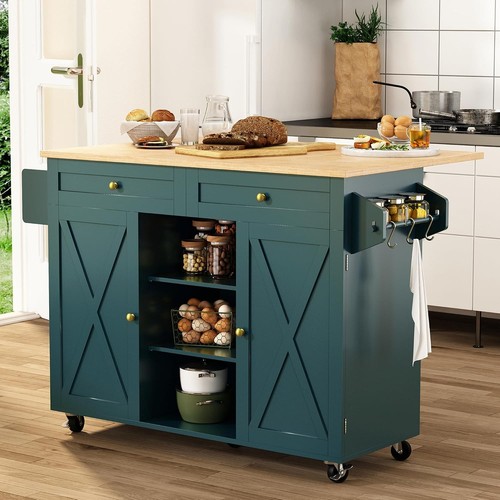 Holtico green kitchen island - holtico,