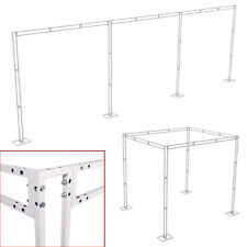 9m x 3m Double Drape Wedding Backdrop Stand Metal Flower Curtains Stand Pedestal