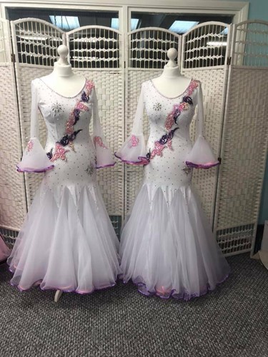 Stunning white pink - white,