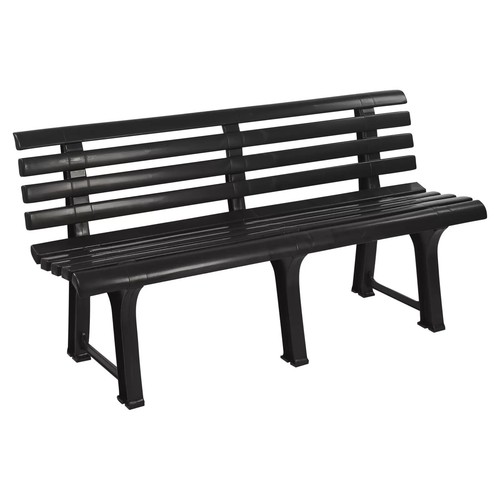 Plastic garden bench seater - 3,