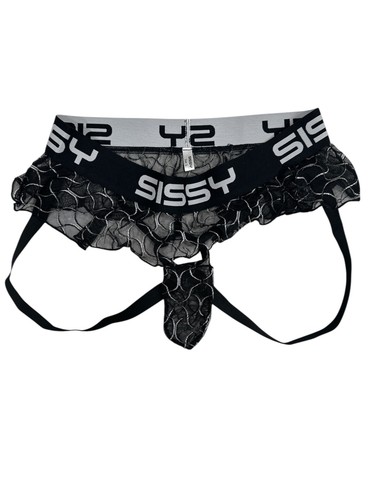 Sissy tutu skirt mesh fishnet - sissy,