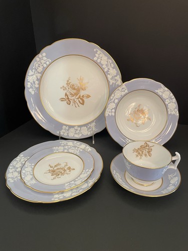 Spode maritime blue gold rose - spode,