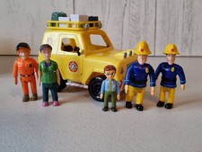 Fireman Sam Mountain Rescue Jeep  and Figures Toy 