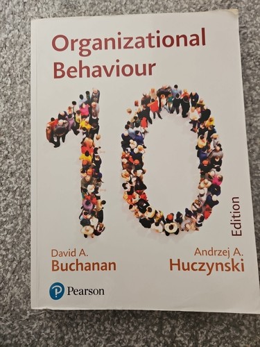 Organizational behaviour - organizational,