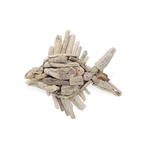 Fish wall art 30cm - wall, driftwood