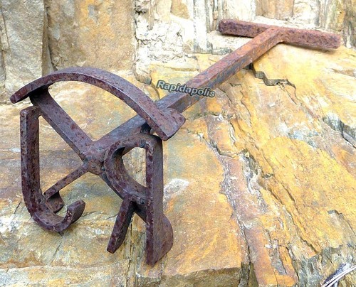 Vintage wrought iron cattle - vintage,