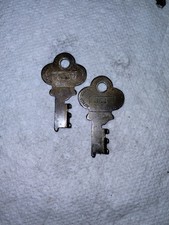 2 Vtg Key Atkinson Lock, EVERLASTING Trunk Footlocker & More,  # J-61, Free Ship