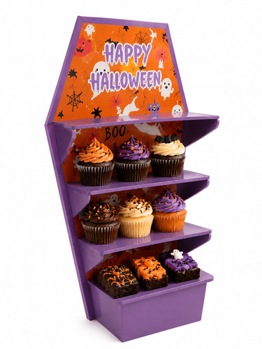 Halloween cardboard cupcake - cardboard,