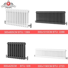 2/3 Column Traditional Cast Iron Style Horizontal Vertical Vintage-Radiators