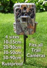 Trail Camera, Camera Trap Adjustable Ground Spike for Wildlife Watching