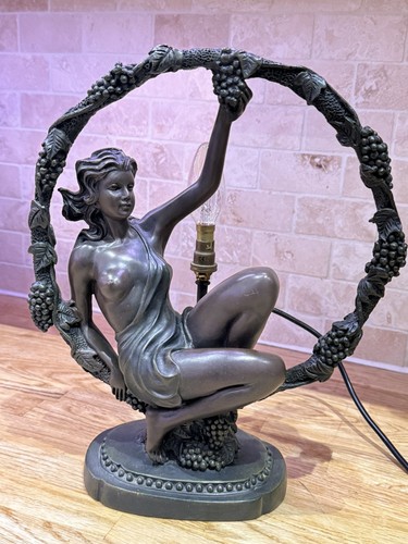 Vtg art deco nouveau bronze - deco,