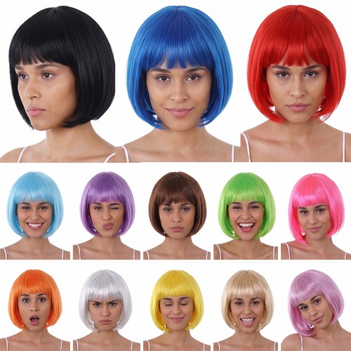 Short bob wig - wig, with