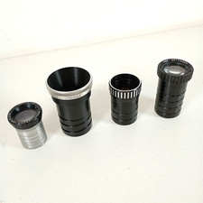 4 x Vintage Projector Lenses