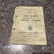 The allen motor scythe model - model, t