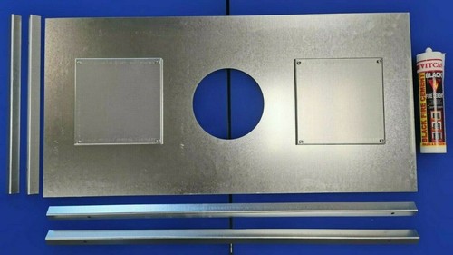 Stove register plate steel - stove,