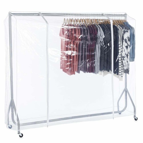 Silver heavy duty clothes rail - silver, heavy-duty