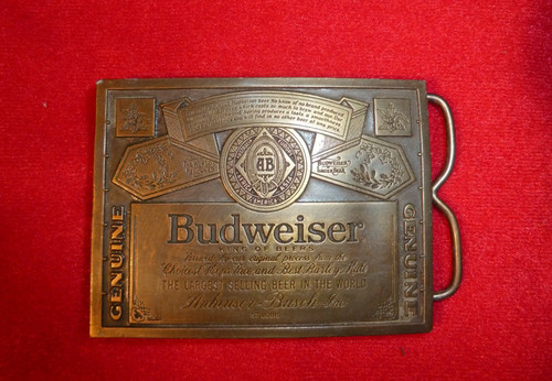 Vintage 1970s budweiser lager - vintage,