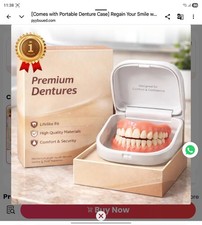 Full Denture Set,Safe Moldable