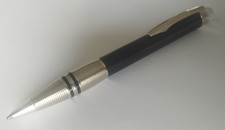 Montblanc Starwalker Doue Guilloche Black Platinum Plated Trim Ballpoint Pen