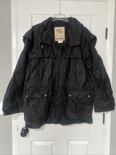 SYDNEY OILSKIN Black Coat W/