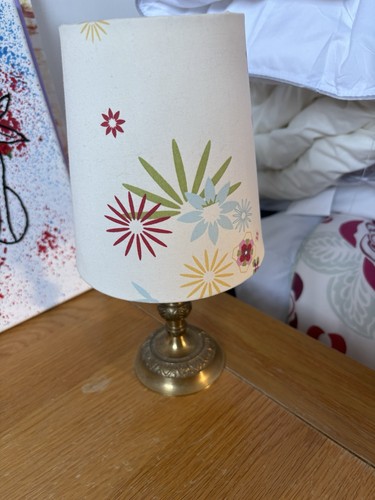 Vintage brass table lamp - lamp, with