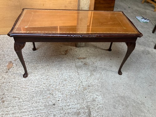 Coffee table glass top - table,