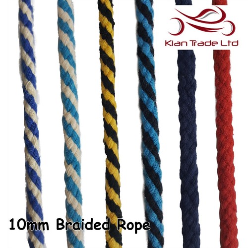 10mm braided cotton rope 100 - 10mm, 100%
