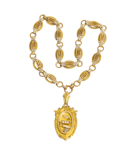 Antique victorian fancy link - victorian,