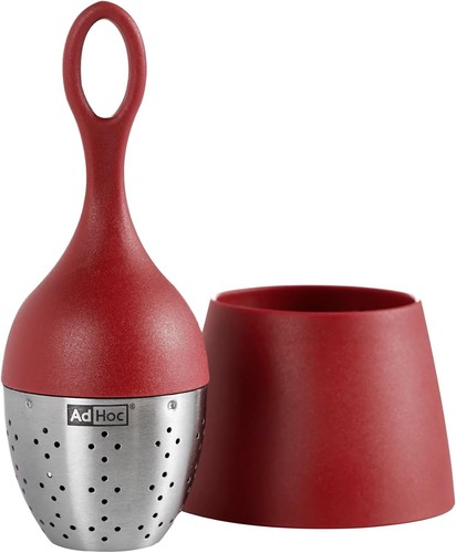 Adhoc floatea tea infuser - infuser, red
