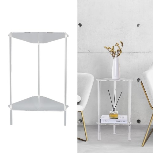 Clear acrylic end table tier - clear,