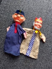 2 X Vintage 1960's Collectable  Glove Puppets Punch And Judy ?                
