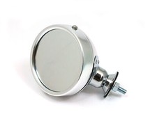 Rear view racing mirror - Raydyot 'Grand Prix' style, 4" diameter, alloy