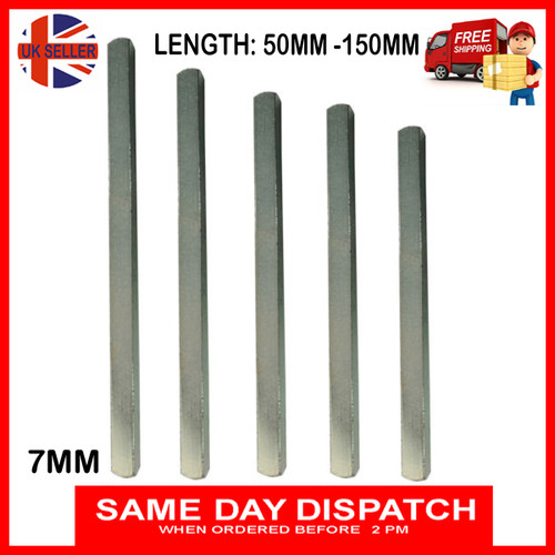 7mm door spindle - door, plain