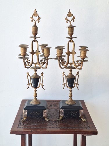 Pair antique french gilded - of,