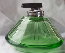 Vintage Art Deco Large Green