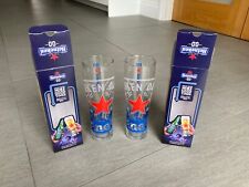 2x Heineken Zero 0.0 Alcohol Free NUCLEATED Pint Glasses Presentation Boxes BNIB