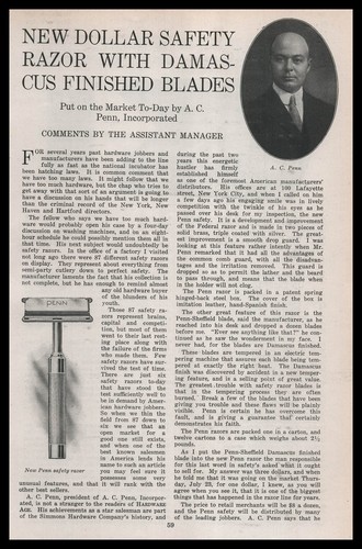 1914 penn inc safety - a, razor