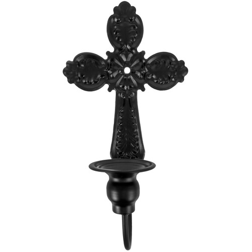 Wall mounted iron candle - mounted,
