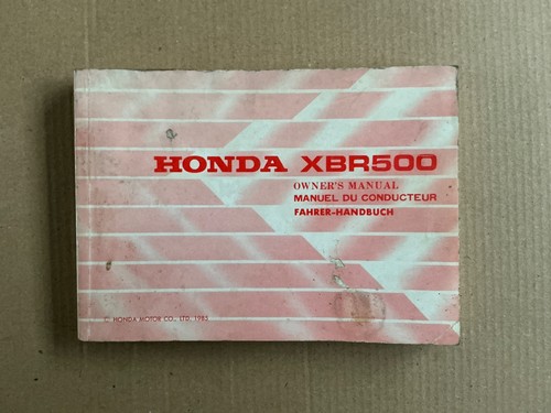 Genuine honda 1985 xbr500 - honda,