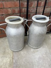 Pair of milk churns