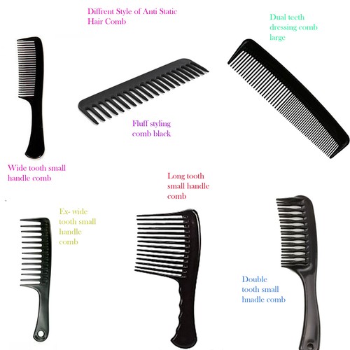 Rake comb styling - comb, detangling