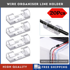 20 Self Adhesive Cable Tidy