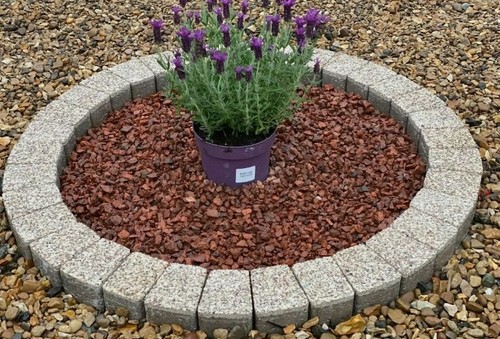 100 cream granite circle - cream,