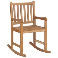 Solid Teak Rocking Chair