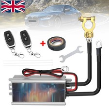 Car Battery Disconnect Cut Off Isolator Master Switch 2 Wireless Remote Control